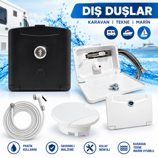 hortumlu dış duşlar