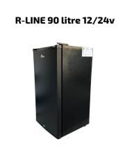 R-LİNE 90 LİTRE  karavan tekne yat  buzdolabı 12/24v siyah