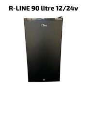 R-LİNE 90 lt karavan tekne yat  buzdolabı 12/24v siyah