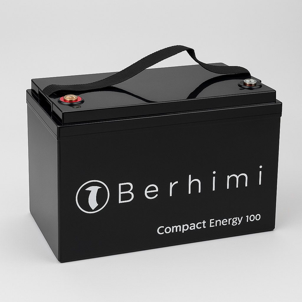 BERHİMİ LİTYUM AKÜ 100 12.8V AMPER bluetooth,lu