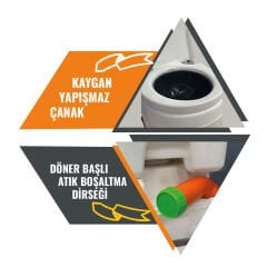 camptime  24 litre portatif tuvalet pilli  taharet musluklu