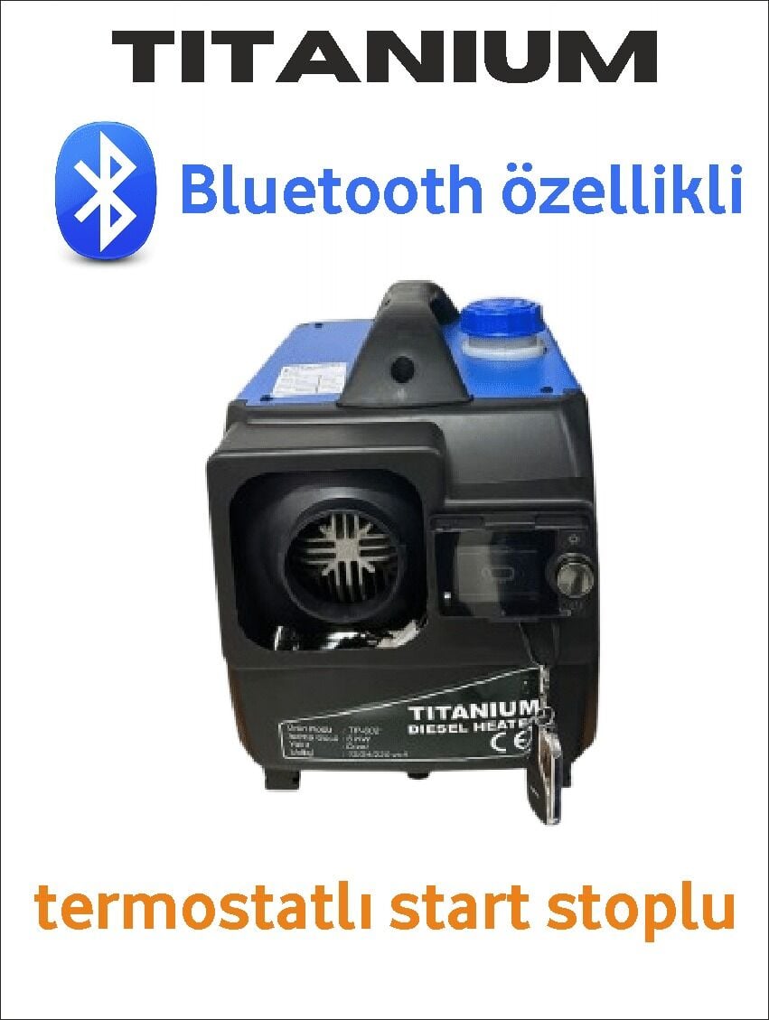 TİTANİUM  taşınabilir çanta tipi dizel ısıtıcı 12/24/220v 5 kw