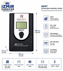 FREİHEİT  30A MPPT SOLAR SARJ CİHAZI 12/24V