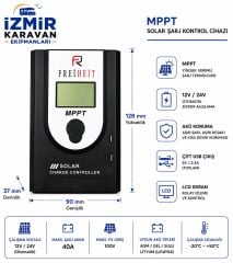 FREİHEİT 40a solar sarj cihazi mppt 12/24v