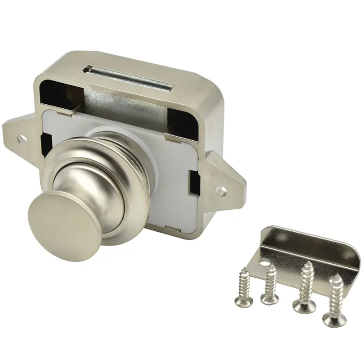 Mobilya bascek 26 mm büyük buton inox