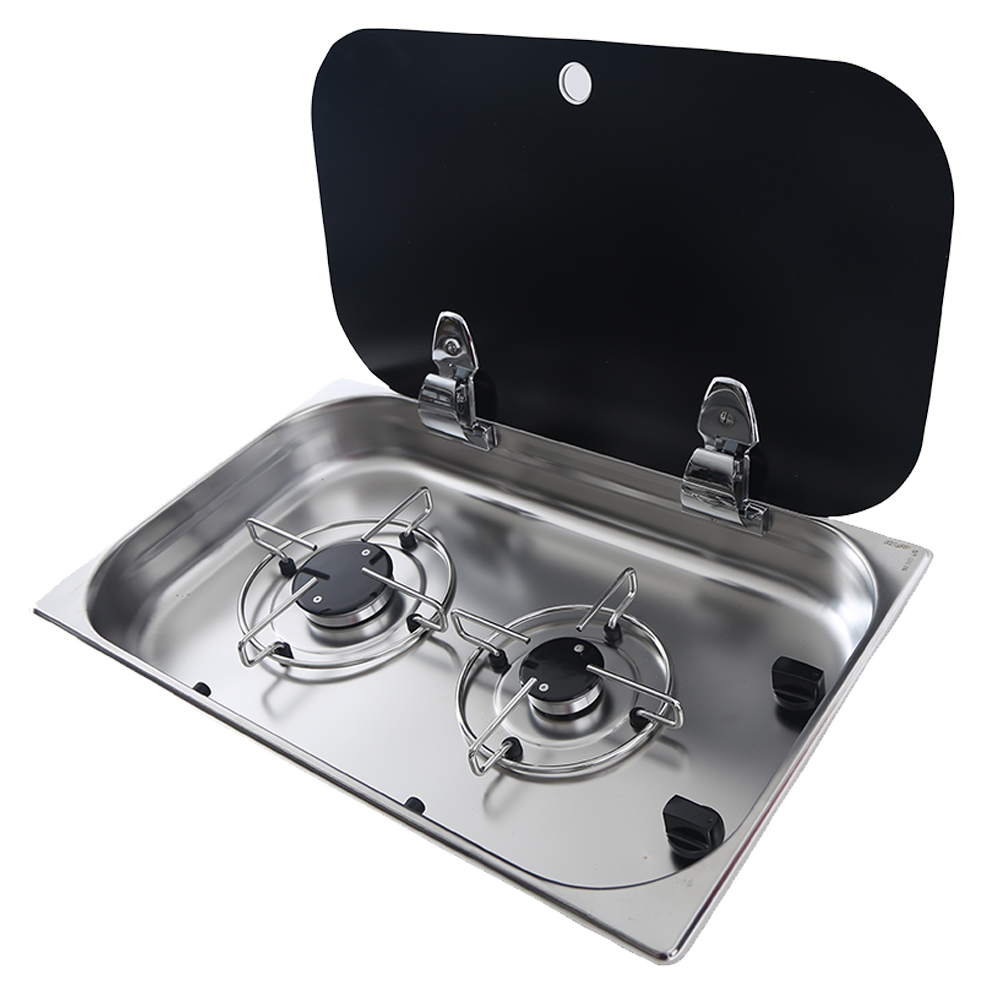 bio Cam Kapaklı Çiftli Gömme Ocak- FSM 3450