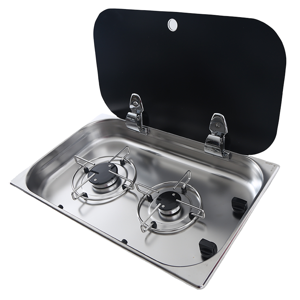 bio Cam Kapaklı Çiftli Gömme Ocak- FSM 3450