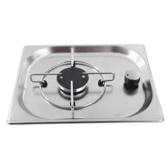 BİO Tekli GÖMME OCAK KROM 32,5X26,5 CM