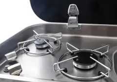 Cam Kapaklı Çiftli Gömme Ocaklı Evye – FSM 3453