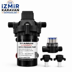 TİTANİUM 33 SERİSİ 11,6 LT 30GPM 45PSİ HİDROFOR 12 VOLT
