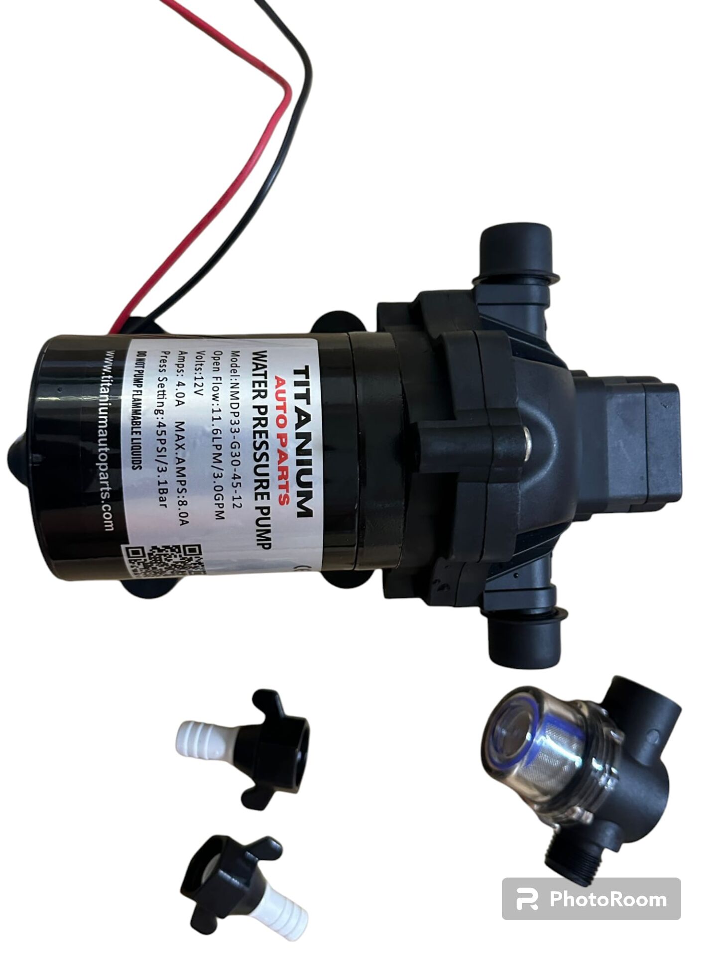 TİTANİUM  11.6 lt 45 psi  hidrofor  12v