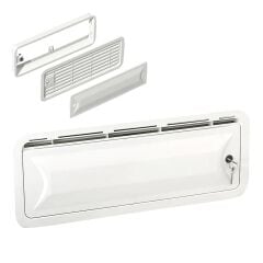 cambrosa  kilitli buzdolabı menfezi kış kapaklı beyaz