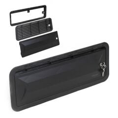 cambrosa kilitli buzdolabı menfezi kış kapaklı  siyah