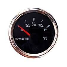 Sealux Atık Su Seviye Göstergesi 12v/24v 0-190 Ohm - Siyah