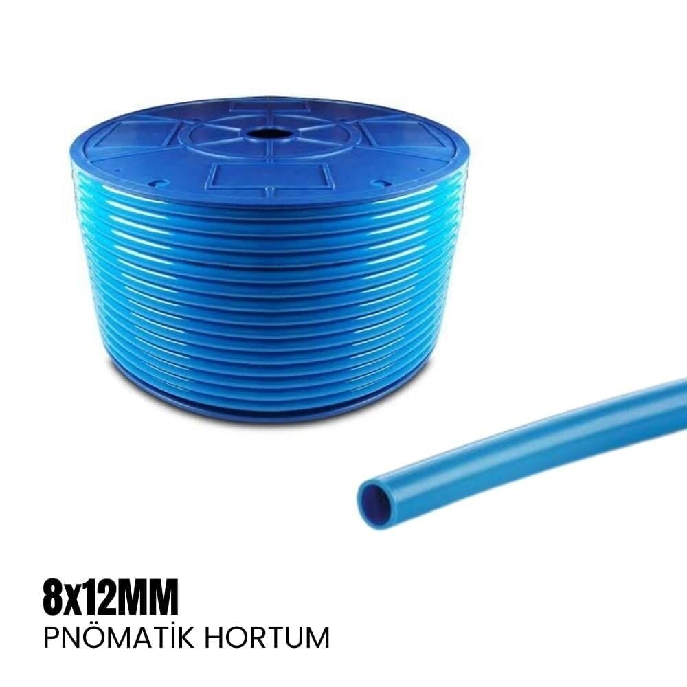 pnömatik hortum 8*12  mavi