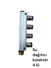 4 LÜ SU DAGITICI KOLLEKTÖR PNÖMATİK REKOR 12MM