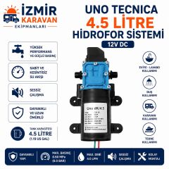 UNO TECNİCA HİDROFOR SU POMPASI 4.5 L/DK. 12V 35PSİ