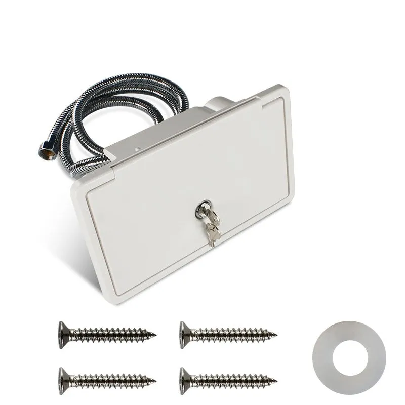 DIŞ DUŞ KİLİTLİ Kiti SICAK SOĞUK - BEYAZ