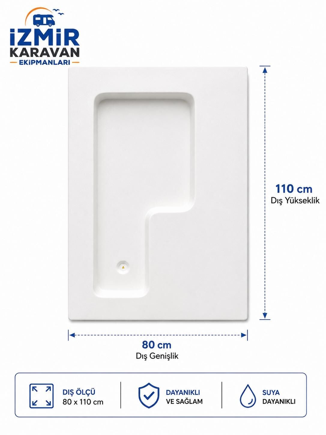 80x110  karavan duş tekne  zemini