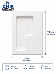 80x110  karavan duş tekne  zemini