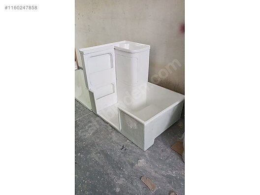 75x110  karavan duş tekne seti beyaz