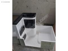 75x110  karavan duş tekne seti SİYAH DESENLİ