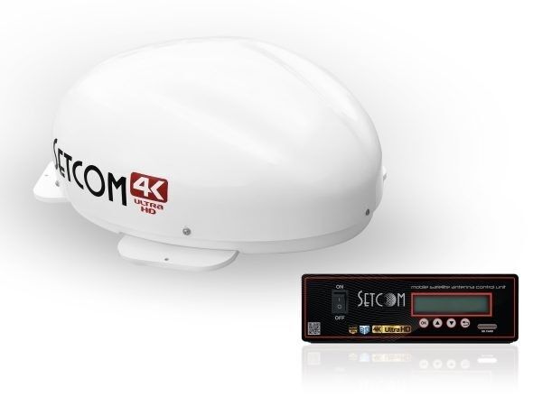 Setcom Mobil Karavan Uydu Anteni Tek Çıkış STC-224