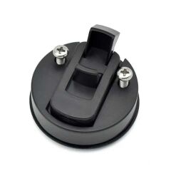 Karavan Banyo Kapı Kilit Plastik - Çift Yönlü - siyah