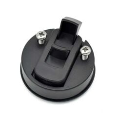 Karavan Banyo Kapı Kilit Plastik - Çift Yönlü - siyah