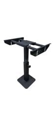 yerli Hareketli Masa Ayağı 40-72cm 4 Yönlü Siyah