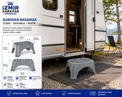 Karavan ADIM Giriş Basamağı 47x34x23cm Plastik Basamak
