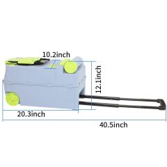 NOWATECH DIŞTAN KASETLİ TUVALET  22 litre  ( servis kapağı dahil )