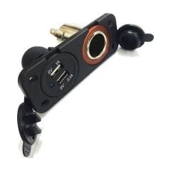 sealux ÇAKMAK ŞARJ + USB SOKETİ İKİLİ 12v