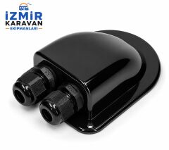 Karavan Montaj Su Geçirmez Kapak Kablo kapağı - SİYAH