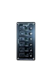 REMKAY SWİTCH PANEL İZOLELİ 6 LI DİKEY 12/24v