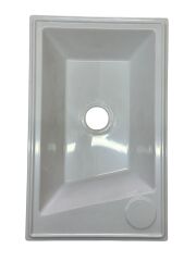 karavan tekne banyo lavabo abs pilastik 25x40