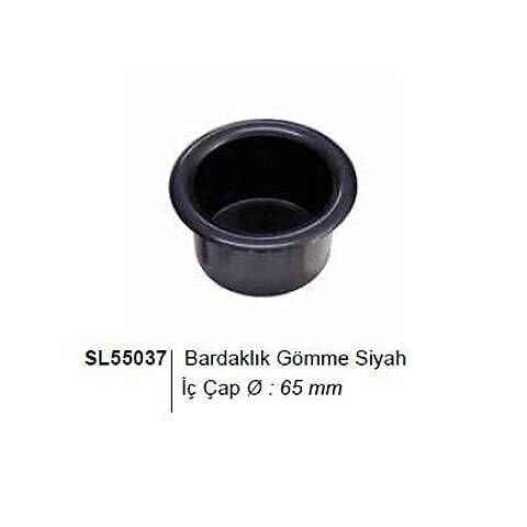 BARDAKLIK GÖMME içØ6,5cm SİYAH