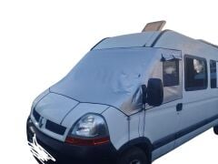 renault master  ön cam güneşlik izelasyonlu açılır camlı