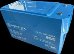 Megacell 12.8V 315Ah LiFePO4 Lityum Demir Fosfat Akü(Bluetoothlu)(ABS)