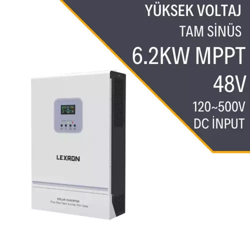 Lexron 6.2 kW 48 V Mppt 90-500v Pv Input 100a Mppt Akıllı Inverter