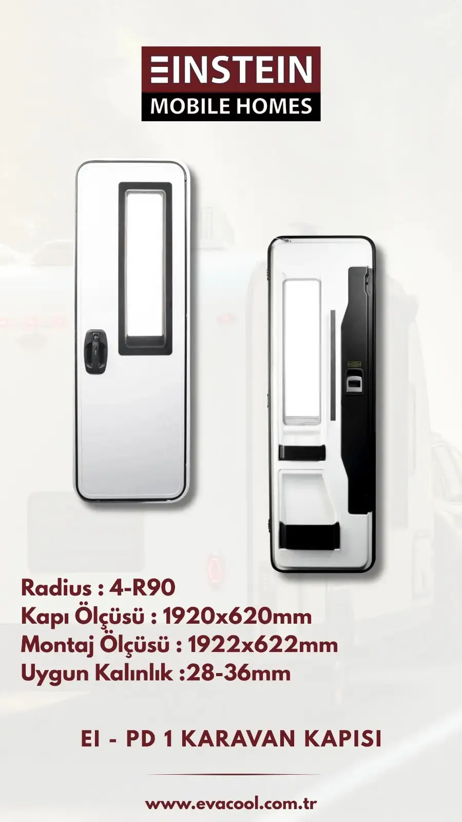 EİNSTEİN EI- PD 1 192X62 KARAVAN KAPISI  SAĞ