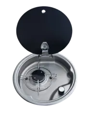 bio Cam Kapaklı Tek Gözlü Gömme Ocak-( OVAL )