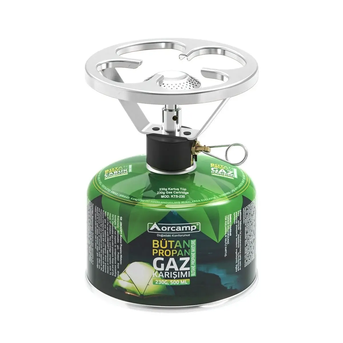 ORCAMP SİBOPLU KAMP OCAK + 450 gr TÜP