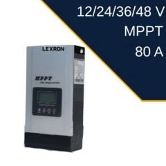 Lexron 12/ 24/ 48 V 80A MPPT Şarj Kontrol Cihazı