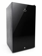 EVACOOL M 90 BUZDOLABI 12/24V TEMPERLİ CAM KAPAK -SİYAH