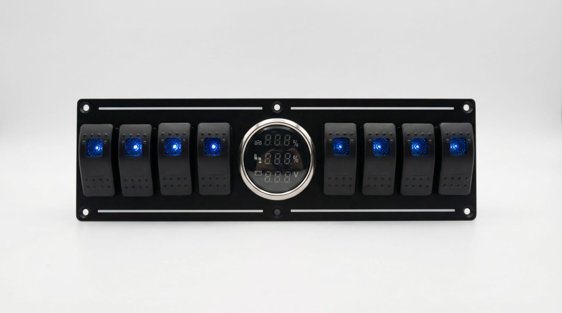 8 LI KONTROL SWITCH PANELİ BÜYÜK TUŞ 12/24V GÖSTERGELİ