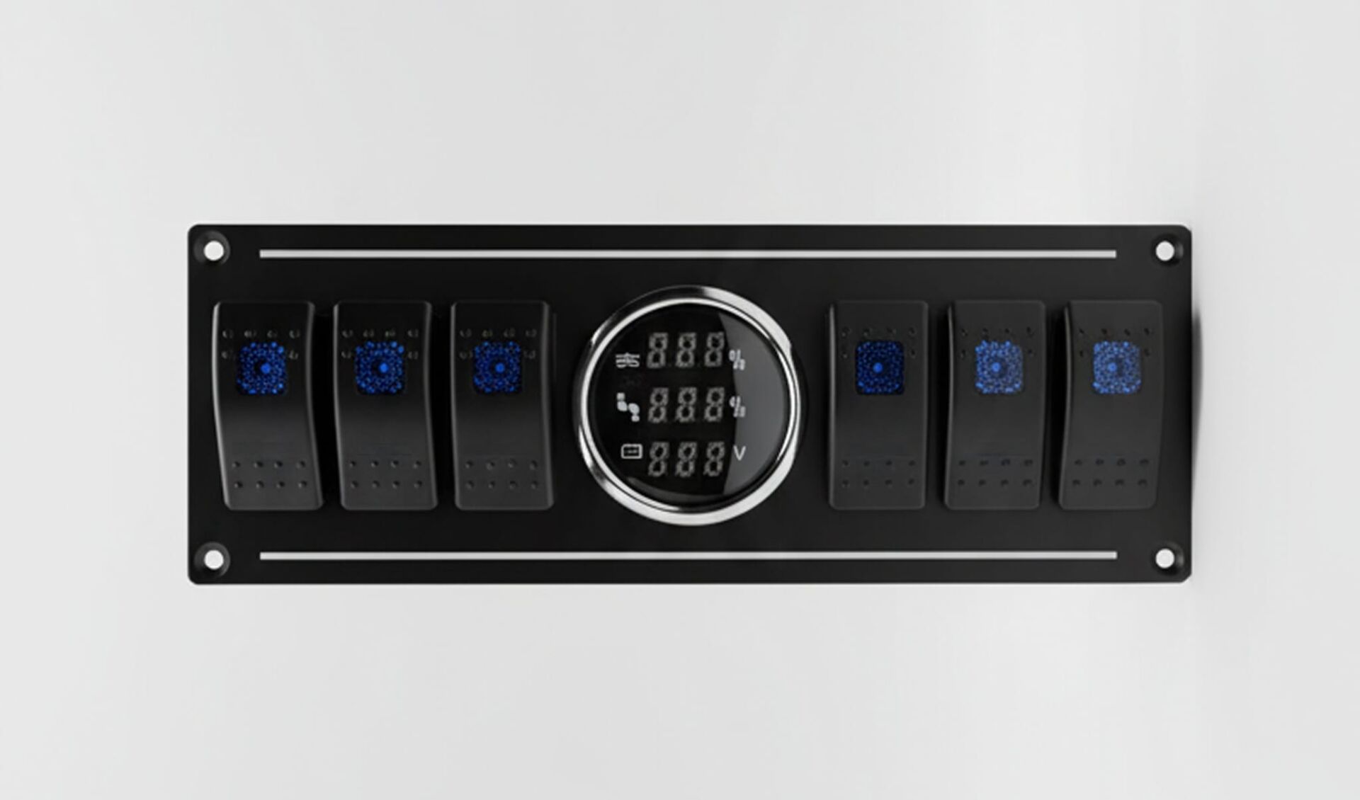 6 LI KONTROL SWITCH PANELİ BÜYÜK TUŞ 12/24V GÖSTERGELİ