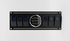 6 LI KONTROL SWITCH PANELİ BÜYÜK TUŞ 12/24V GÖSTERGELİ