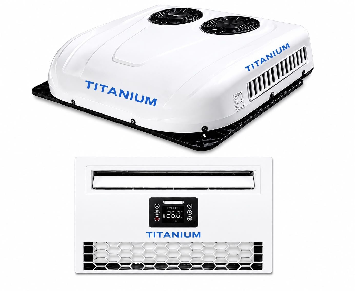 TİTANİUM  ÇİFT  FANLI PARK KLİMASI 12V