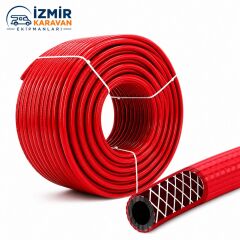 karavan gaz ve su tesisatı 8 mm jawa thermo su hortumu ( kırmızı )